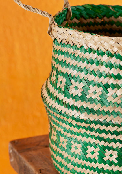 Green Seagrass Basket Small