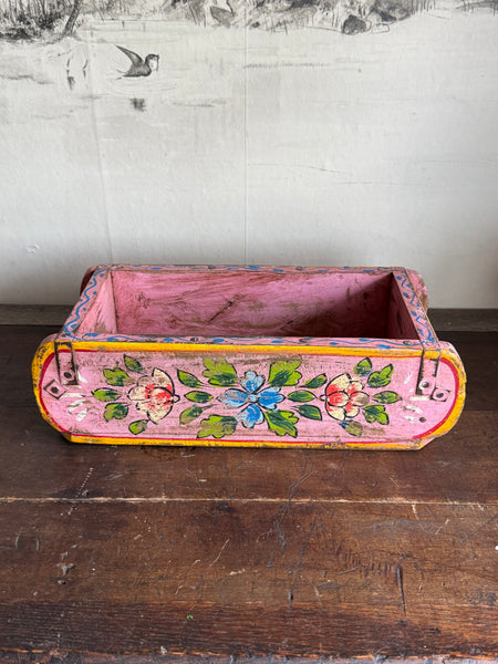 Hand painted Wooden Brick Mold - Pink