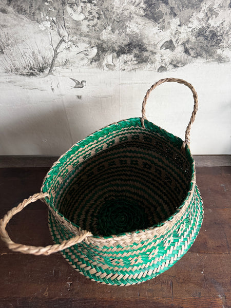 Green Seagrass Basket Small