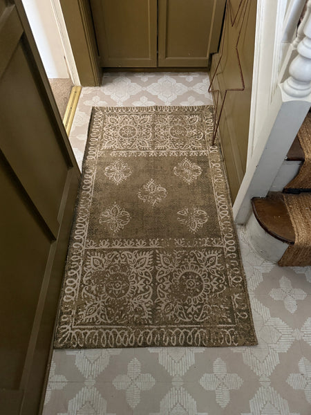 Handprinted Rug 75 X 135cm