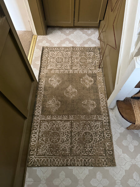 Handprinted Rug 75 X 135cm