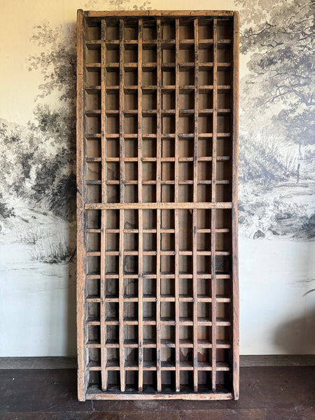 Vintage Wooden Printers Tray