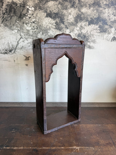Vintage Wooden Display Shelf