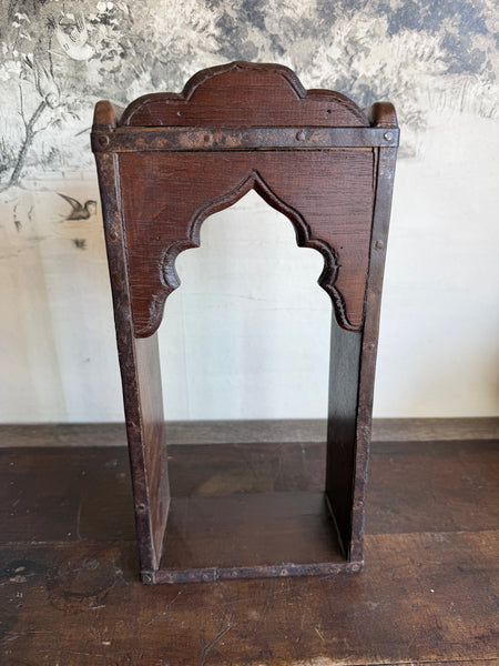 Vintage Wooden Display Shelf