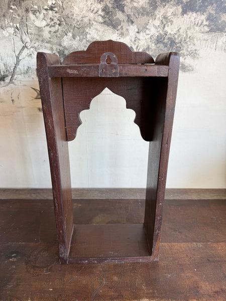 Vintage Wooden Display Shelf