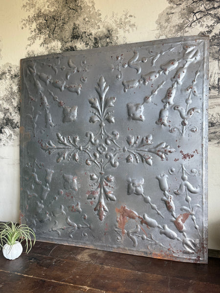 Large Square Decorative Tin Tile