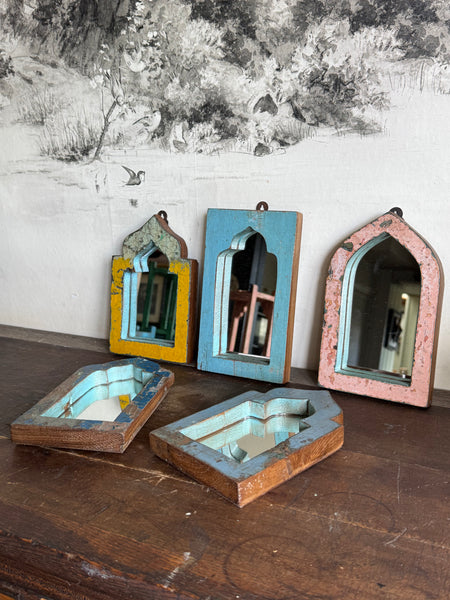 Wooden Decorative Mirrors Small