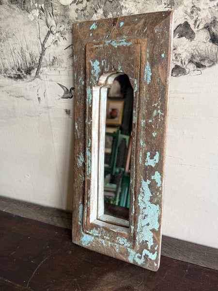 Wooden Rectangle Decorative Mirrors Small