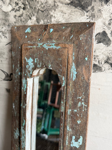 Wooden Rectangle Decorative Mirrors Small