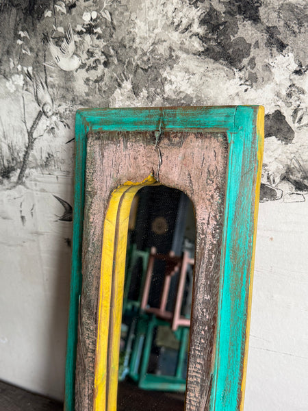 Wooden Rectangle Decorative Mirrors Small