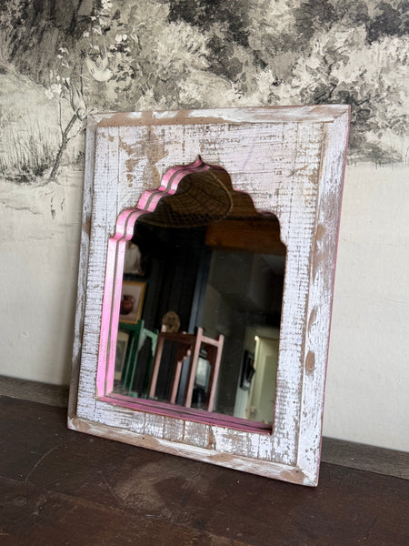 Wooden Rectangle Decorative Mirrors Medium