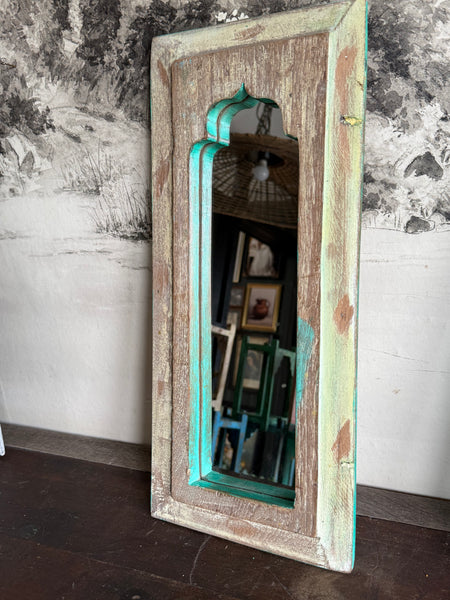 Wooden Rectangle Decorative Mirrors Medium Large