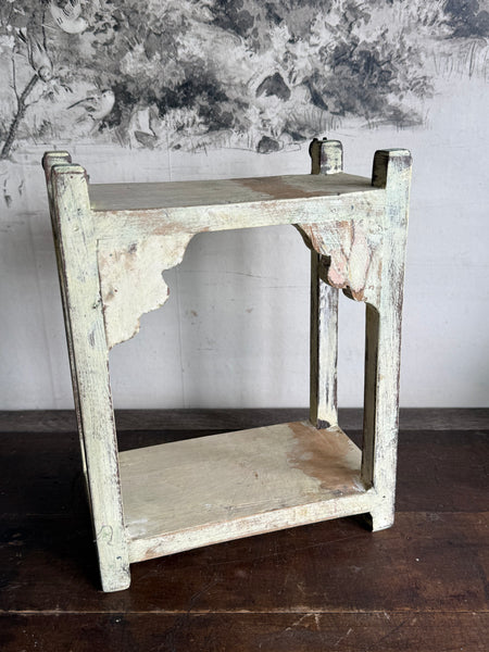 Rustic Wooden Arched Wall Shelves - Various Colours