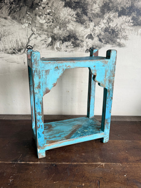 Rustic Wooden Arched Wall Shelves - Various Colours