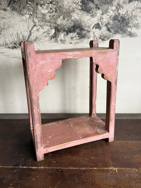 Rustic Wooden Arched Wall Shelves - Various Colours