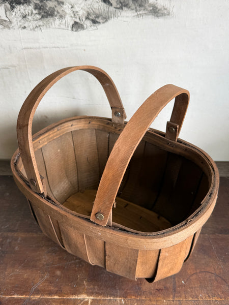 Vintage Wooden Trug
