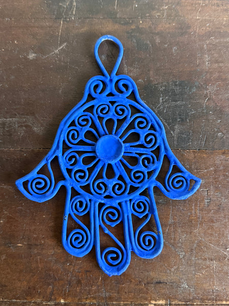 Blue Hamsa Hand