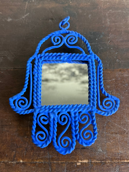 Blue Hamsa Hand