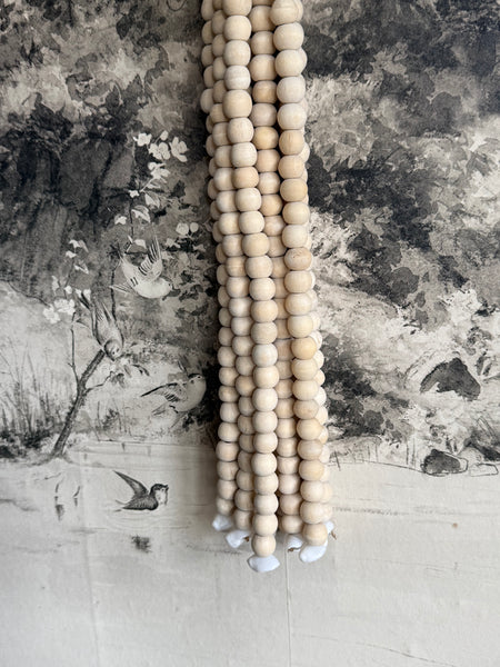 The Wooden Beads Tassel - Natural