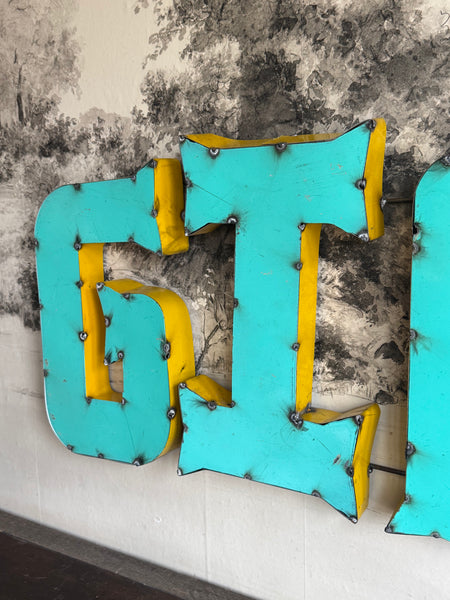 Gin Large Metal Bar Sign