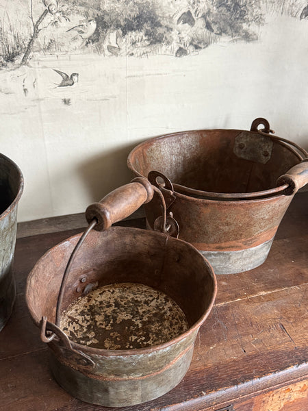 Set of 3 Round Handle Planters