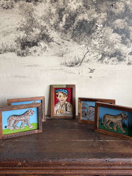 Indian Reverse Glass Paintings