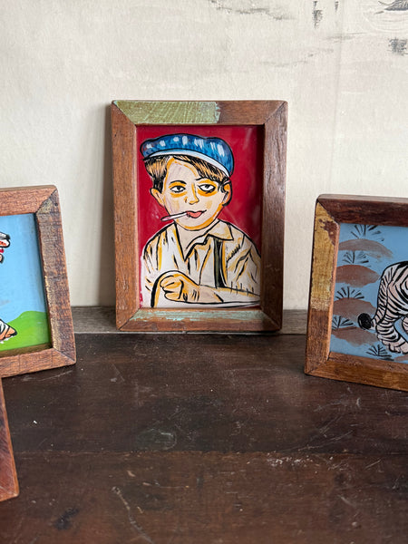 Indian Reverse Glass Paintings