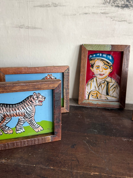 Indian Reverse Glass Paintings