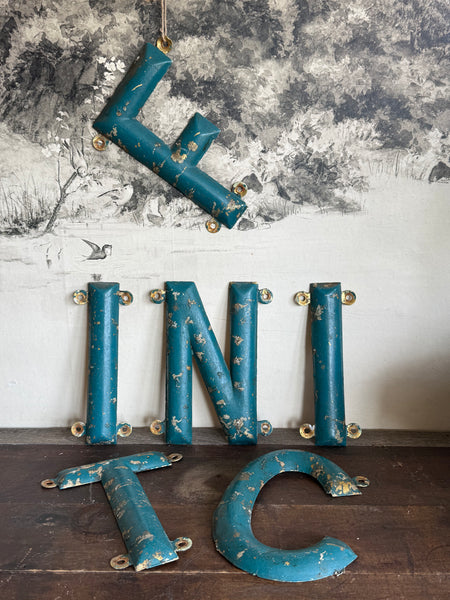 Vintage Metal Letters