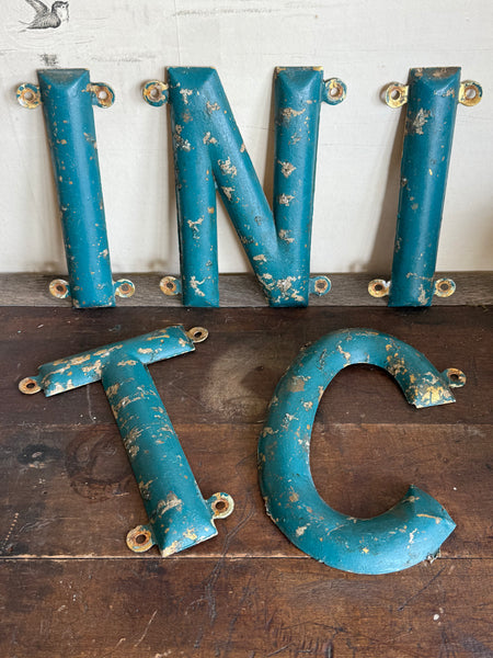 Vintage Metal Letters