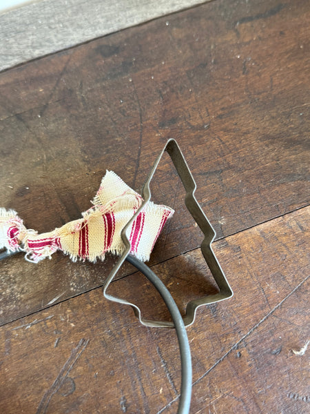 Vintage Metal Cookie Cutters On Ring