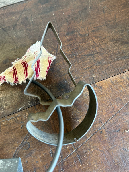 Vintage Metal Cookie Cutters On Ring