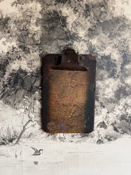 Vintage Wooden Clipboard